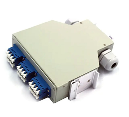 Оптический кросс на DIN рейку ORB-6LC-QX-SM